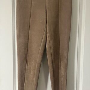 Chic Tan Suede Trousers